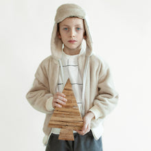 Carica l'immagine nel visualizzatore di Gallery, BEAR hat (grey + ecrù)