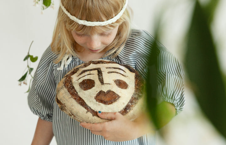 "The imaginary garden" new collection SS24. Special guest Alessandra Caprini and her artistic bread!