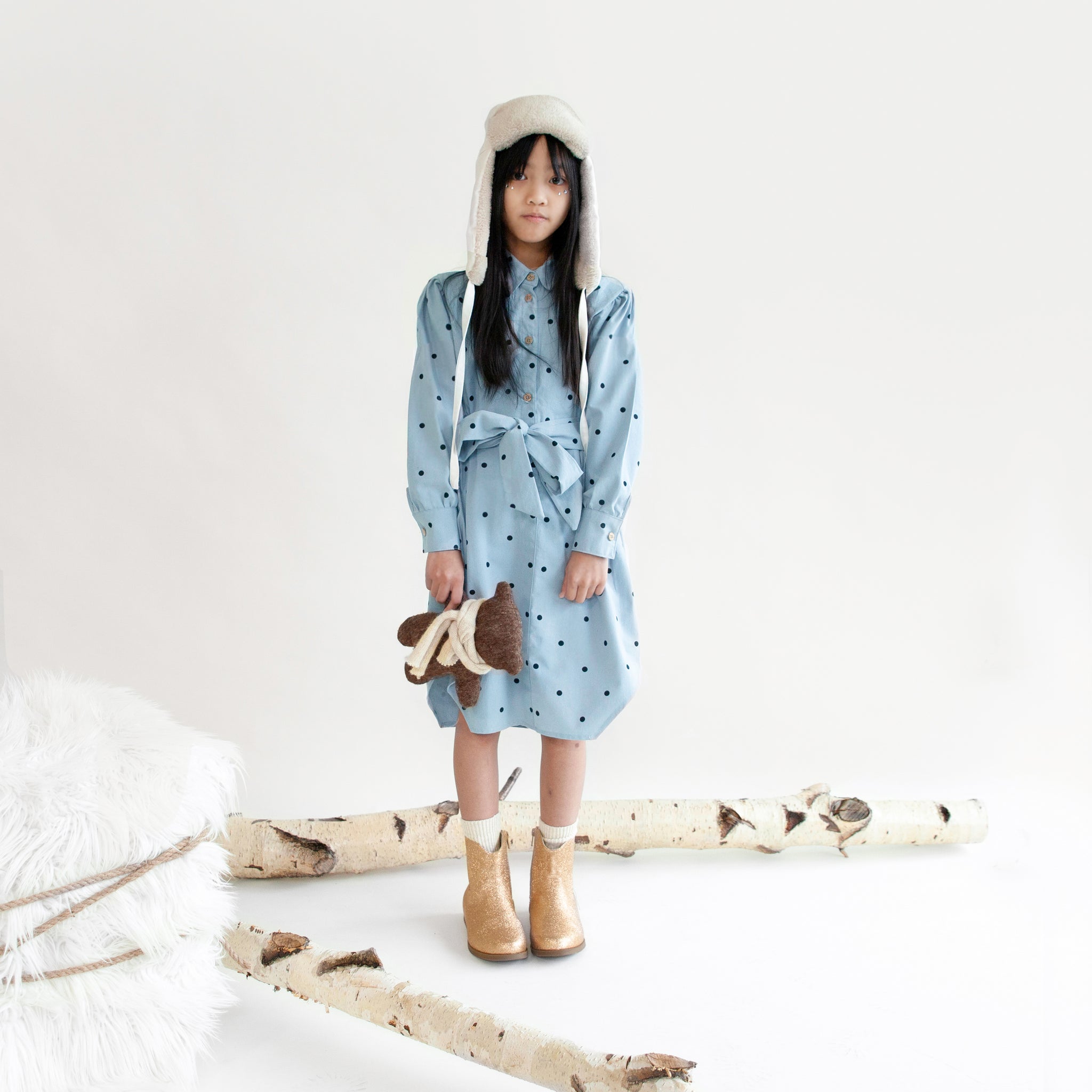 LADYBUG Dress (light blue) Bianca&No LADYBUG Dress (light blue) Bianca&No