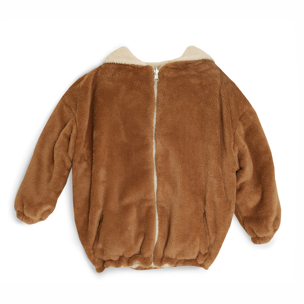 OWL jacket (brown-ecrù)