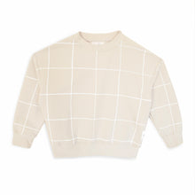 Load image into Gallery viewer, CELLO Sweater (ecrù-checkered pattern)