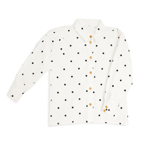 SIMPHONY Shirt (polka dot white)