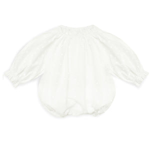 Rice blouse (plumeti white)