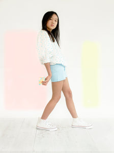 Moon shorts (light blue)